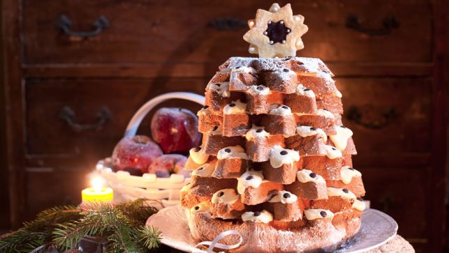 Panettone farcito alla crema pasticcera