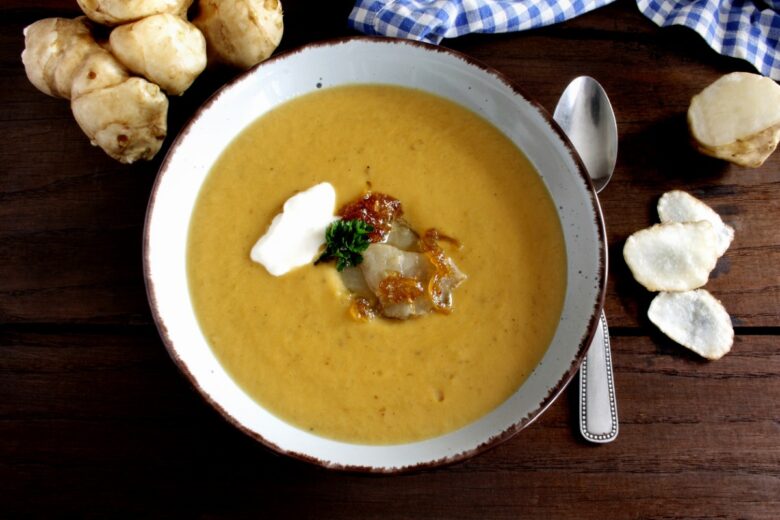 vellutata di carciofi e porri