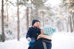 Come vestire un bambino sulla neve