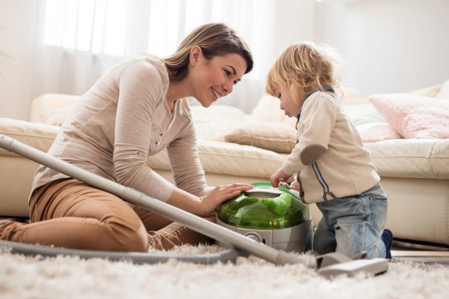 Come igienizzare casa a prova di bambini