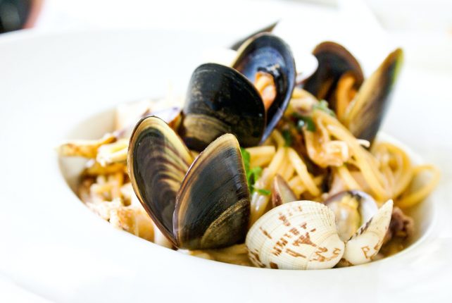 Pasta patate e vongole