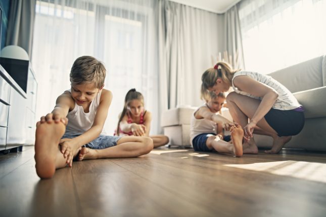 Ginnastica per bambini da fare a casa