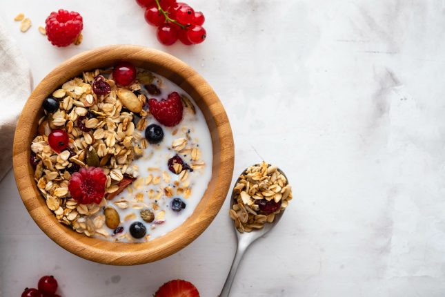 colazione nutriente e vegetale