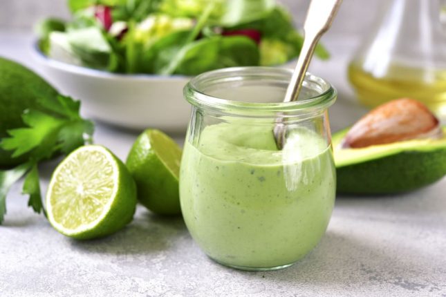 Salsa avocado per pesce