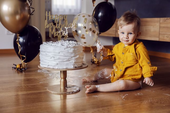 Smash cake bimbo, la ricetta