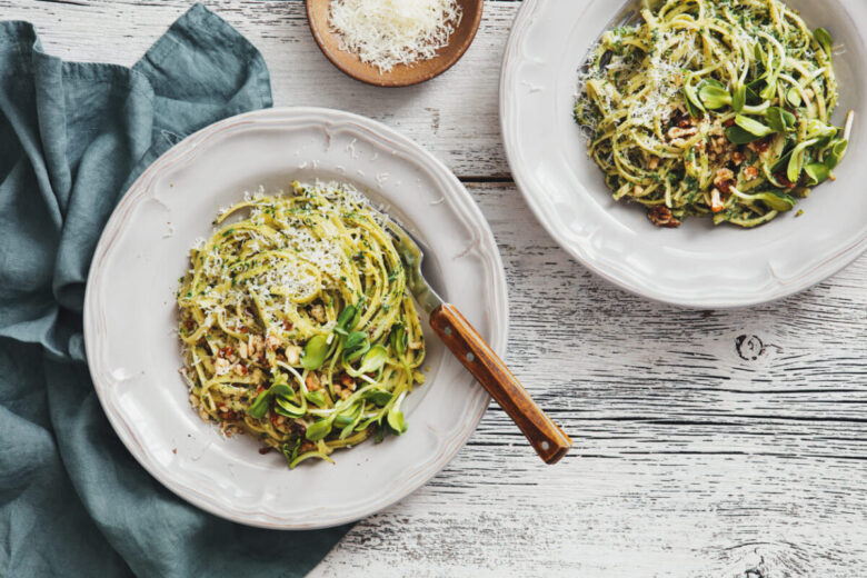 Spaghetti alla carrettiera con parmigiano
