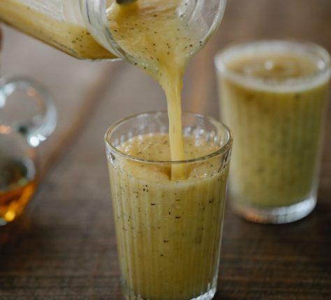 Smoothie banana e cacao