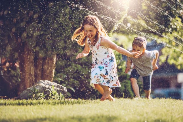 Giochi estivi con l'acqua