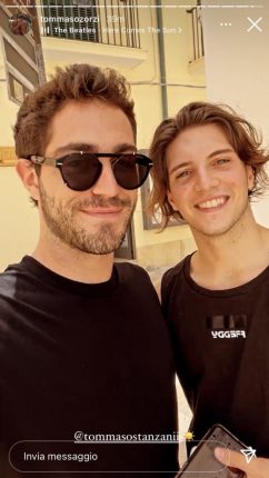 Tommaso Zorzi e Stanzani:  primo post insieme