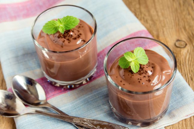Budino al cioccolato senza uova fatto con il Bimby