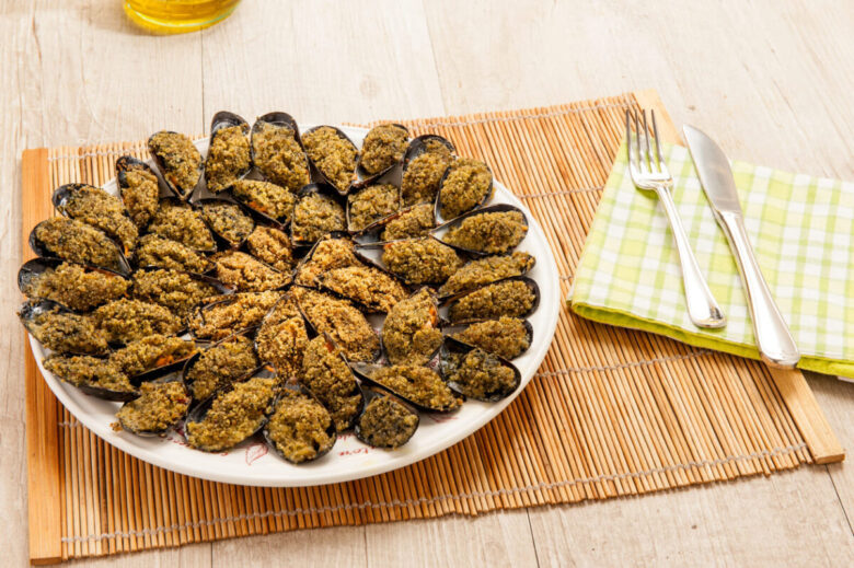 cozze gratinate