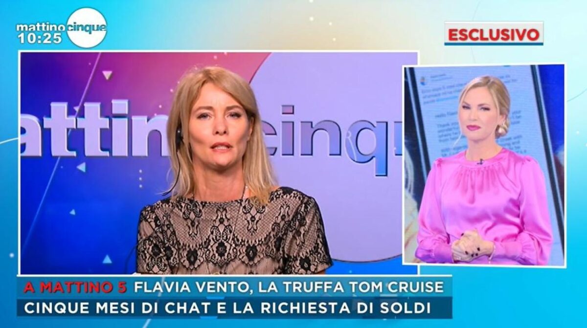 Mattino 5: Flavia Vento truffata? La verità