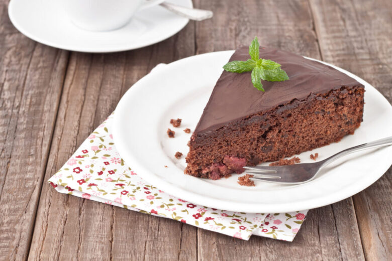 Torta al cioccolato con cuore morbido senza burro