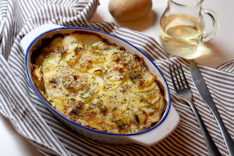 Filetti di merluzzo in crosta di patate