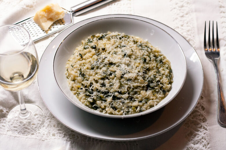 Risotto agli spinaci