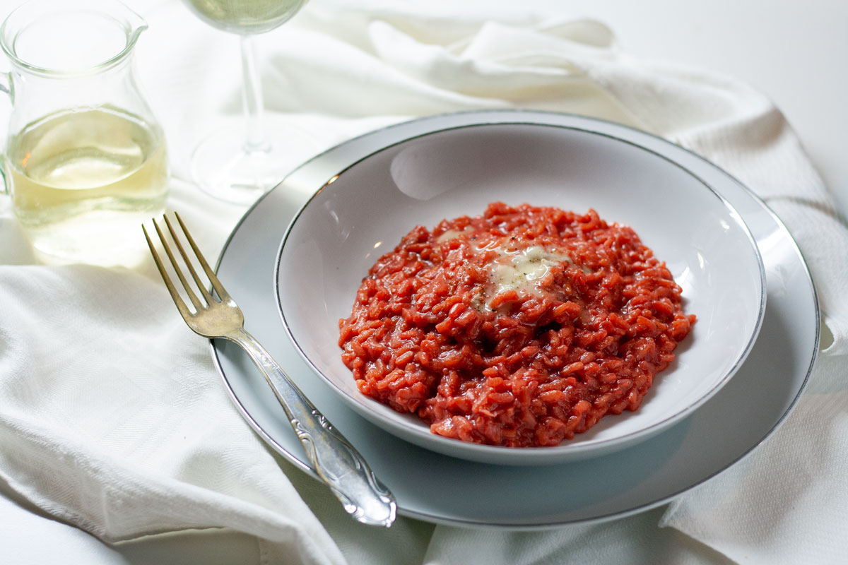 Risotto alla barbabietola