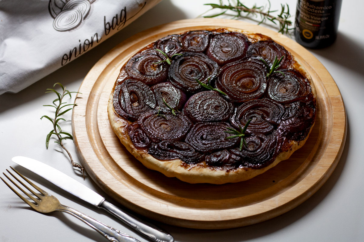 Tarte tatin di cipolle