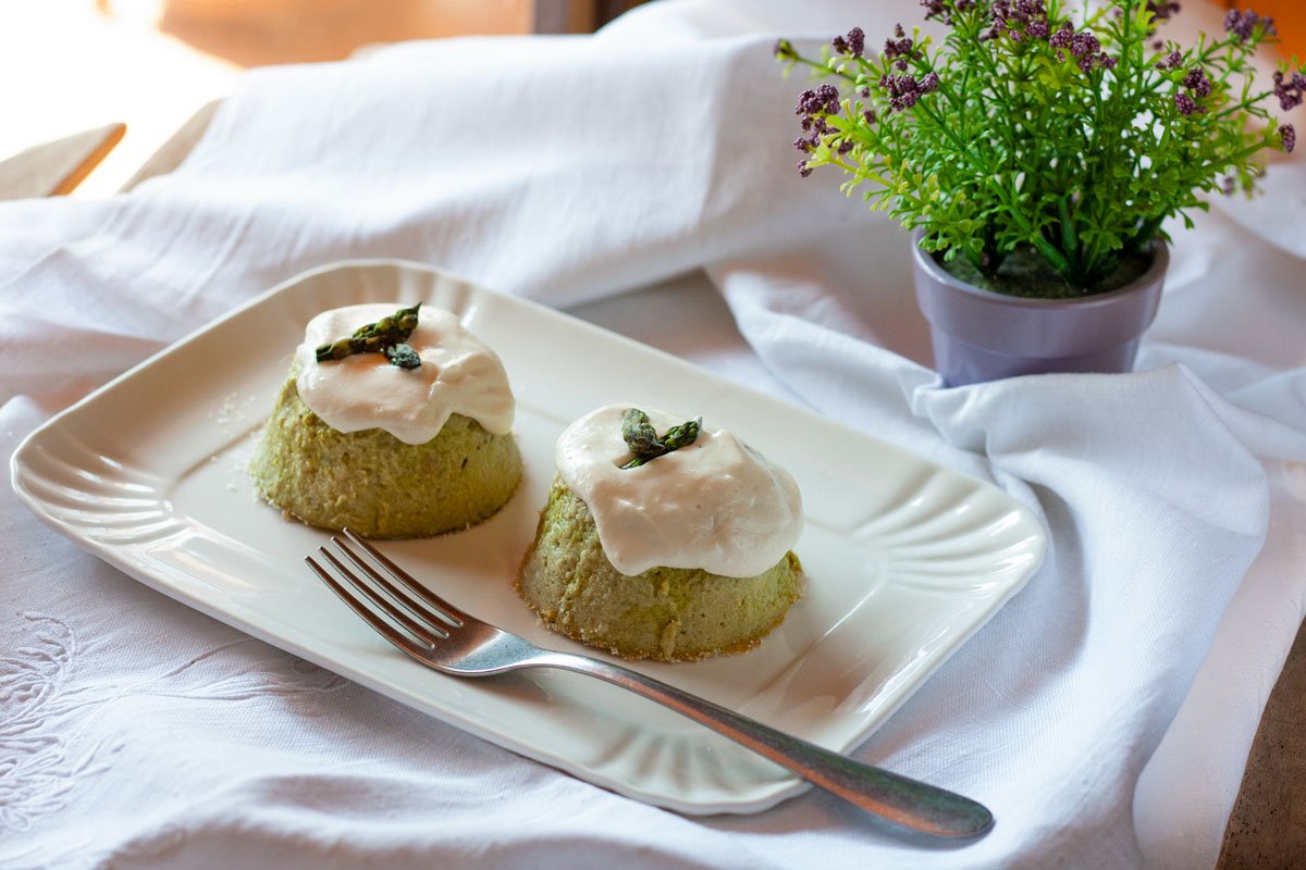Flan di asparagi