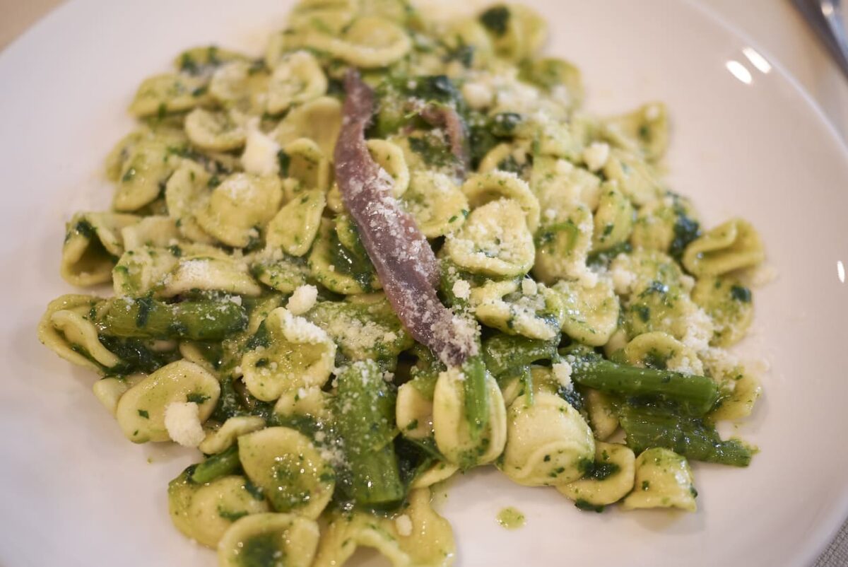 pasta cime di rapa e acciughe