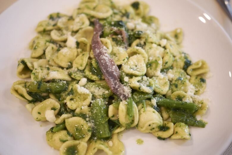 pasta cime di rapa e acciughe