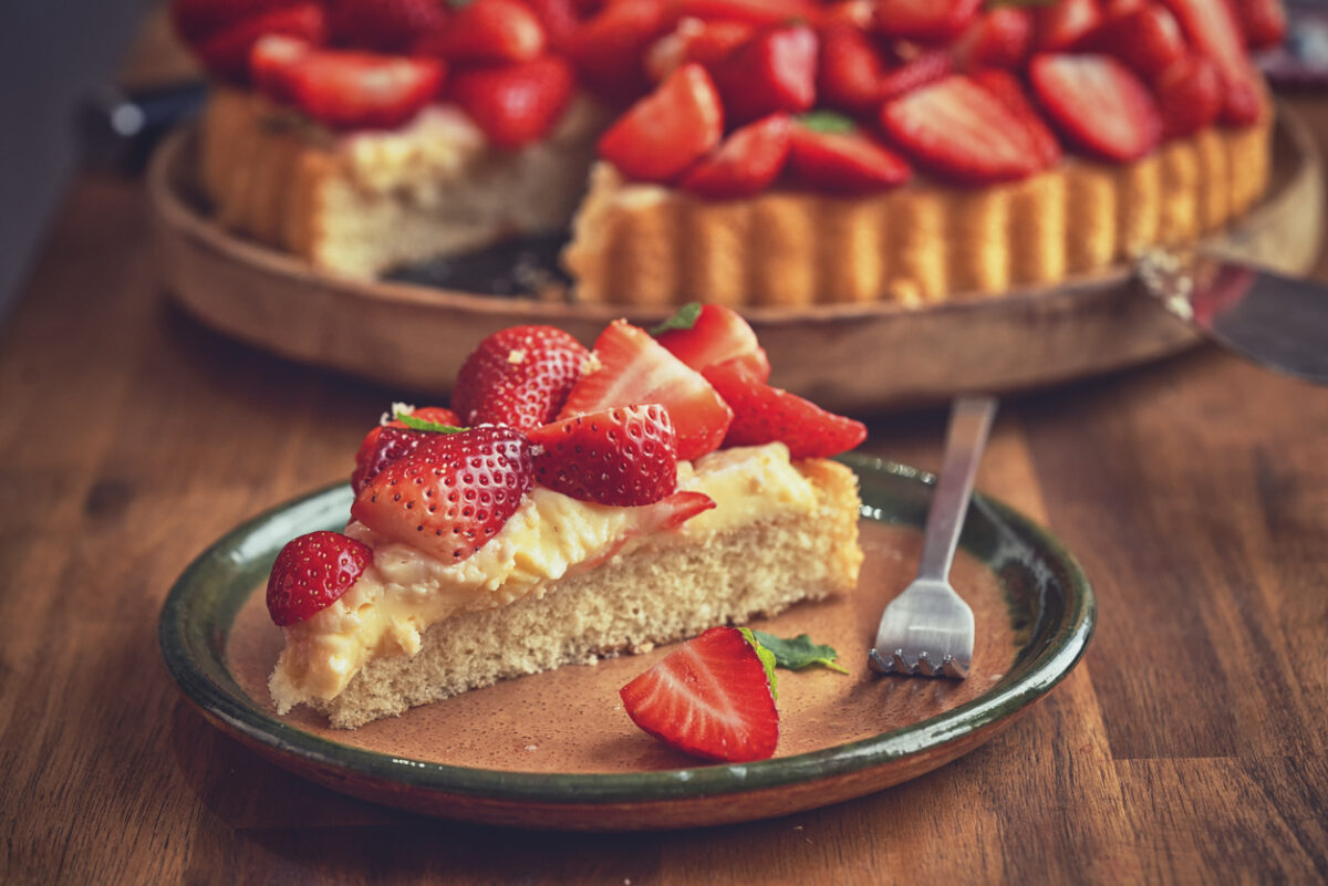 Festa della mamma: Crostata fragole e crema pasticcera