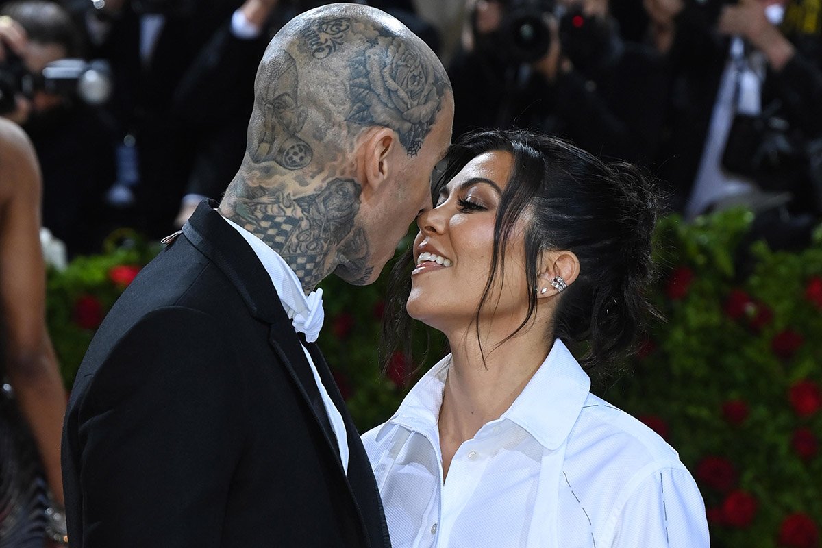 Travis Barker and Kourtney Kardashian (ph. Fotogramma)