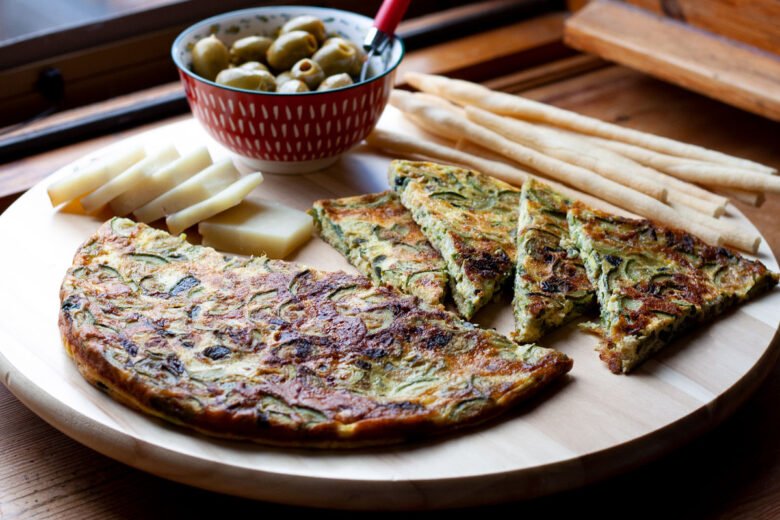 Frittata di zucchine e cipolle