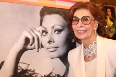 Sophia Loren inaugura il ristorante a lei dedicato (foto uff.stampa)