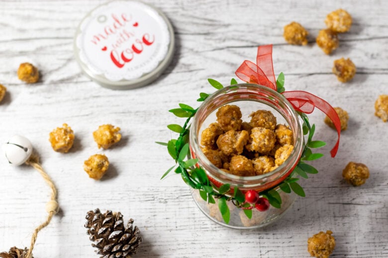 Nocciole pralinate da regalare a Natale