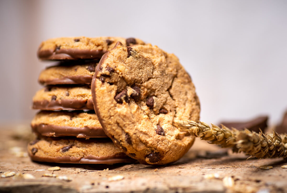 Biscotti al burro di arachidi e cioccolato
