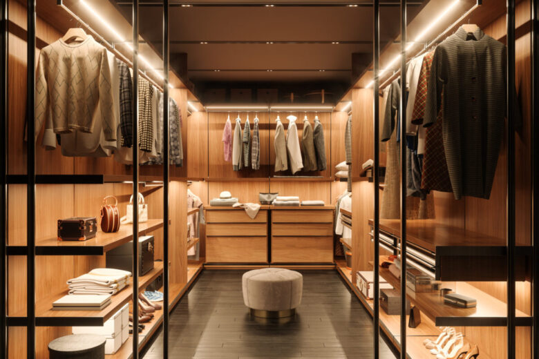 Armadio sospeso: idee per l'arredamento