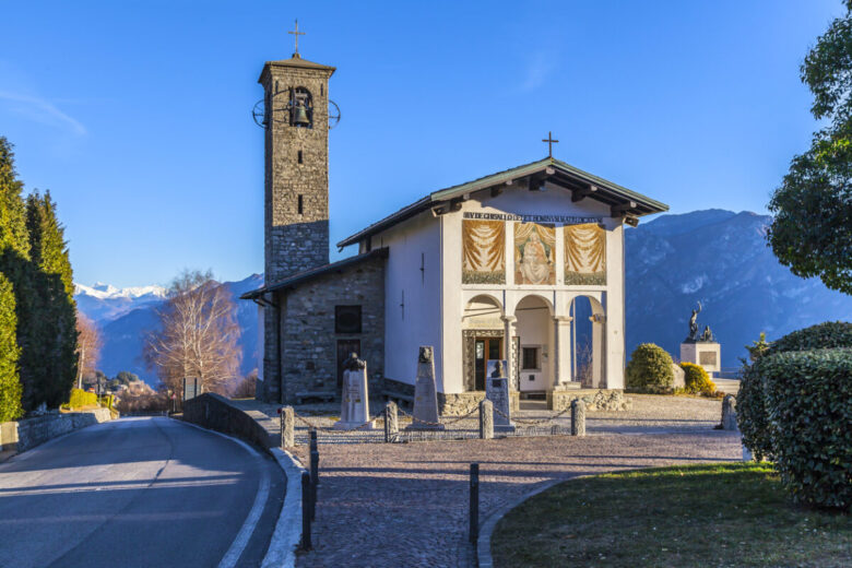 Ghisallo: Santuario dedicato Del di Madonna Protectress di ciclisti