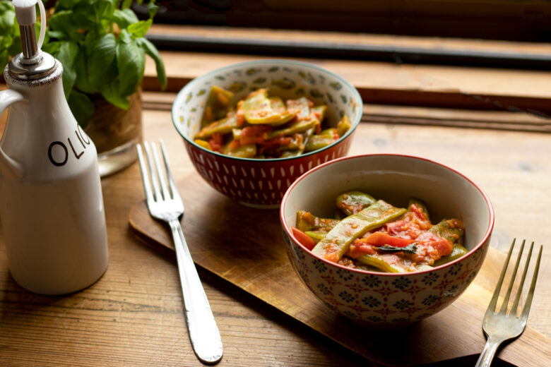 Taccole al pomodoro