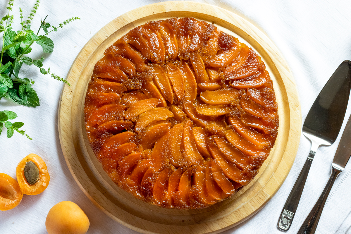 Torta rovesciata alle albicocche