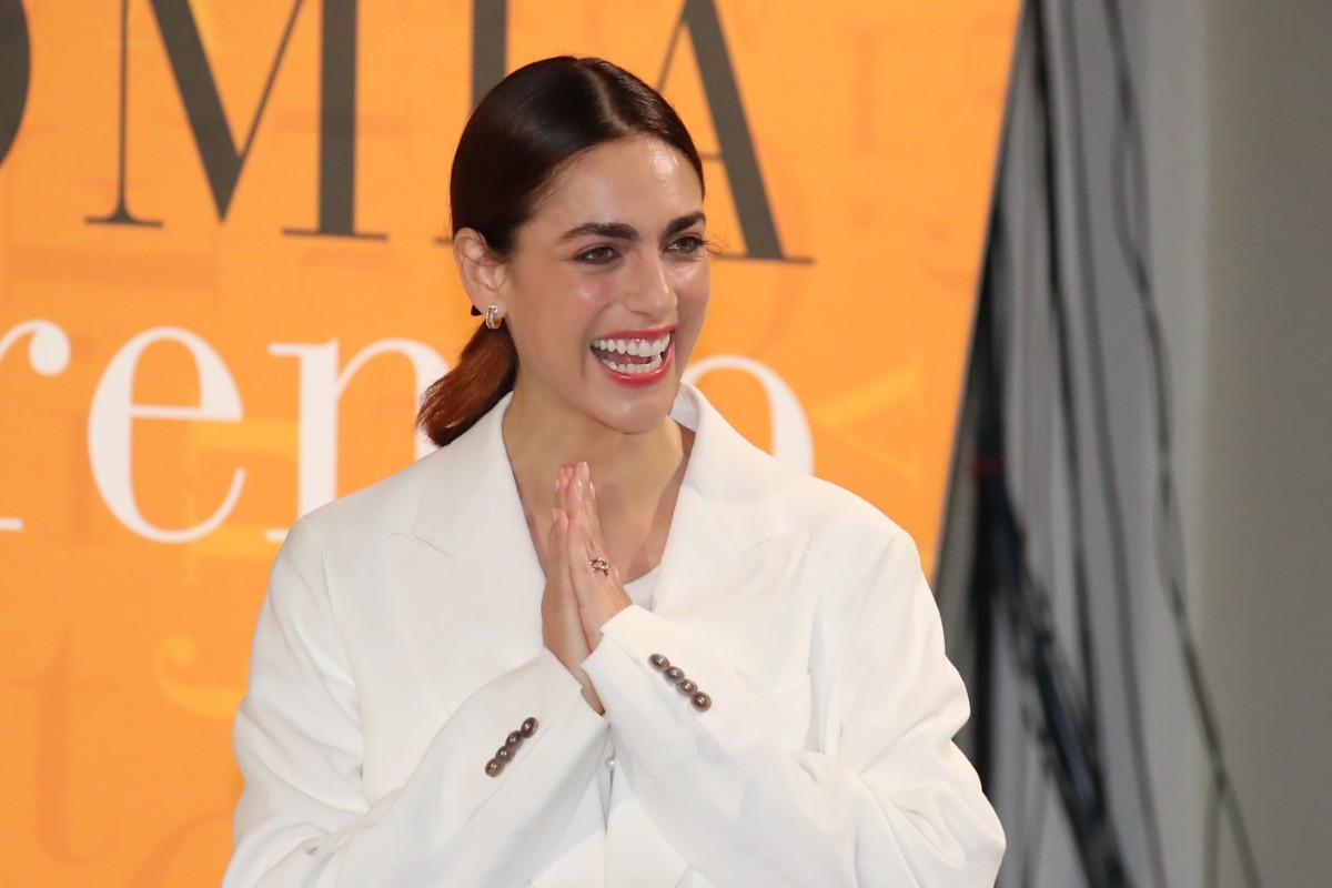 Miriam Leone futura mamma, l’annuncio in Valentino
