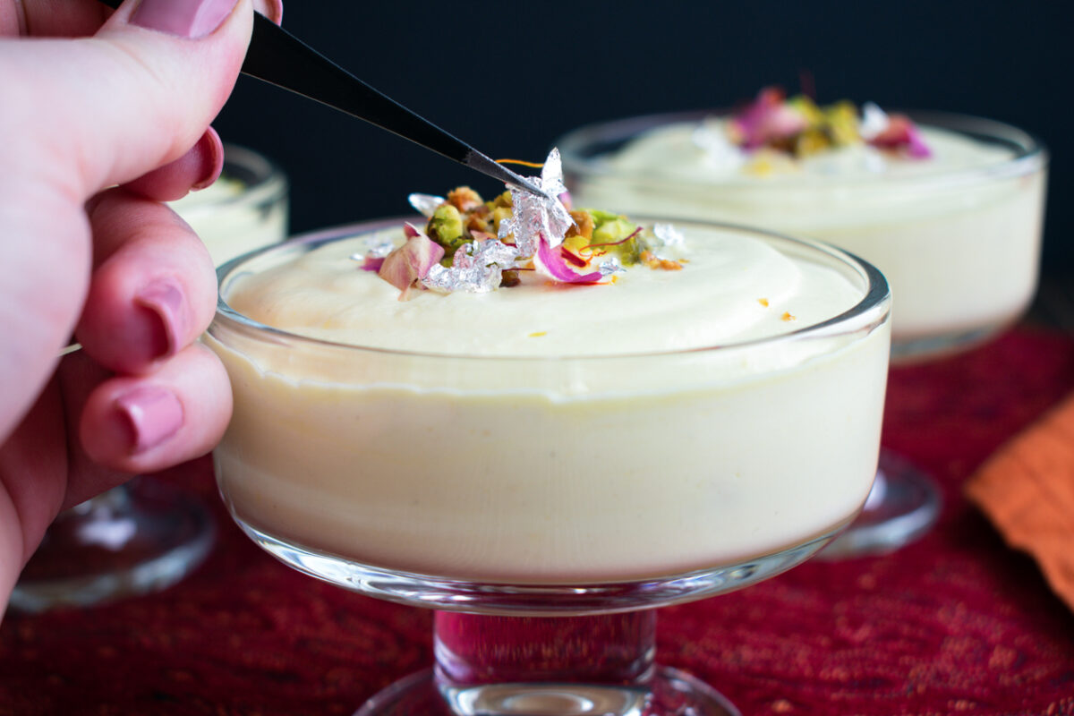 Mousse al pistacchio senza panna
