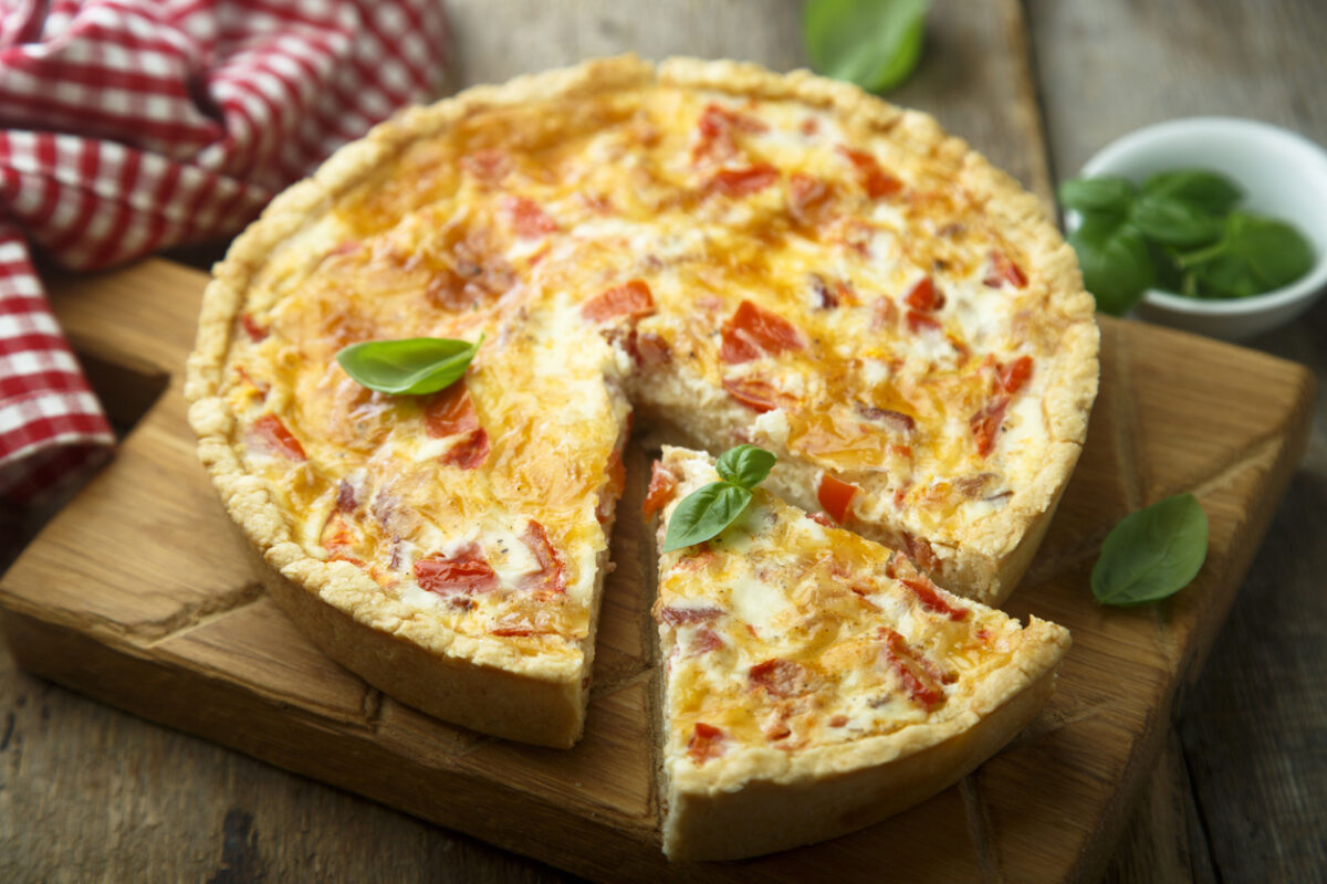 Quiche pomodori arrostiti e gorgonzola