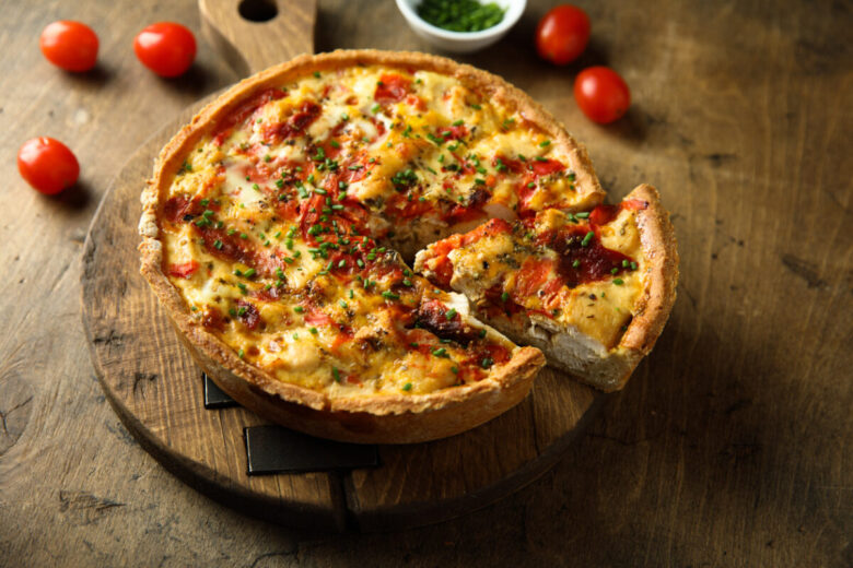 Quiche pomodori arrostiti e gorgonzola