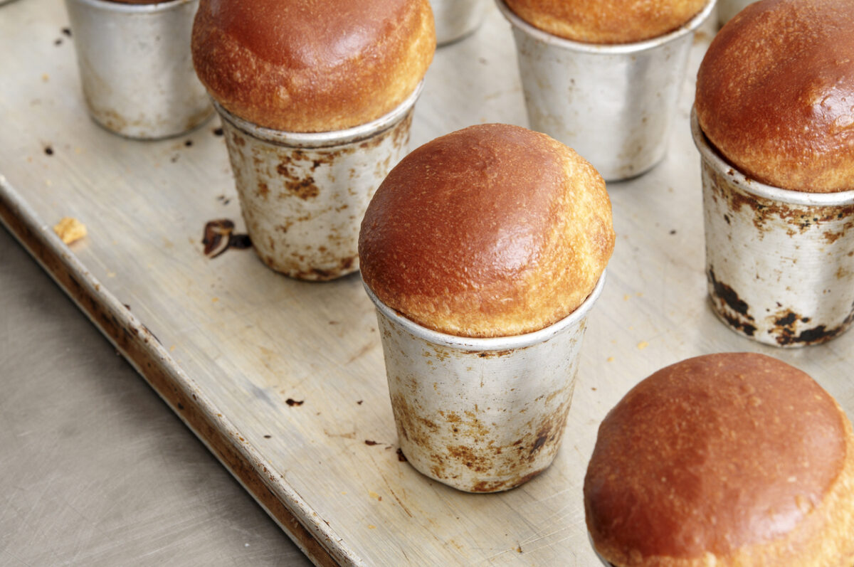 Babà salato con verdure