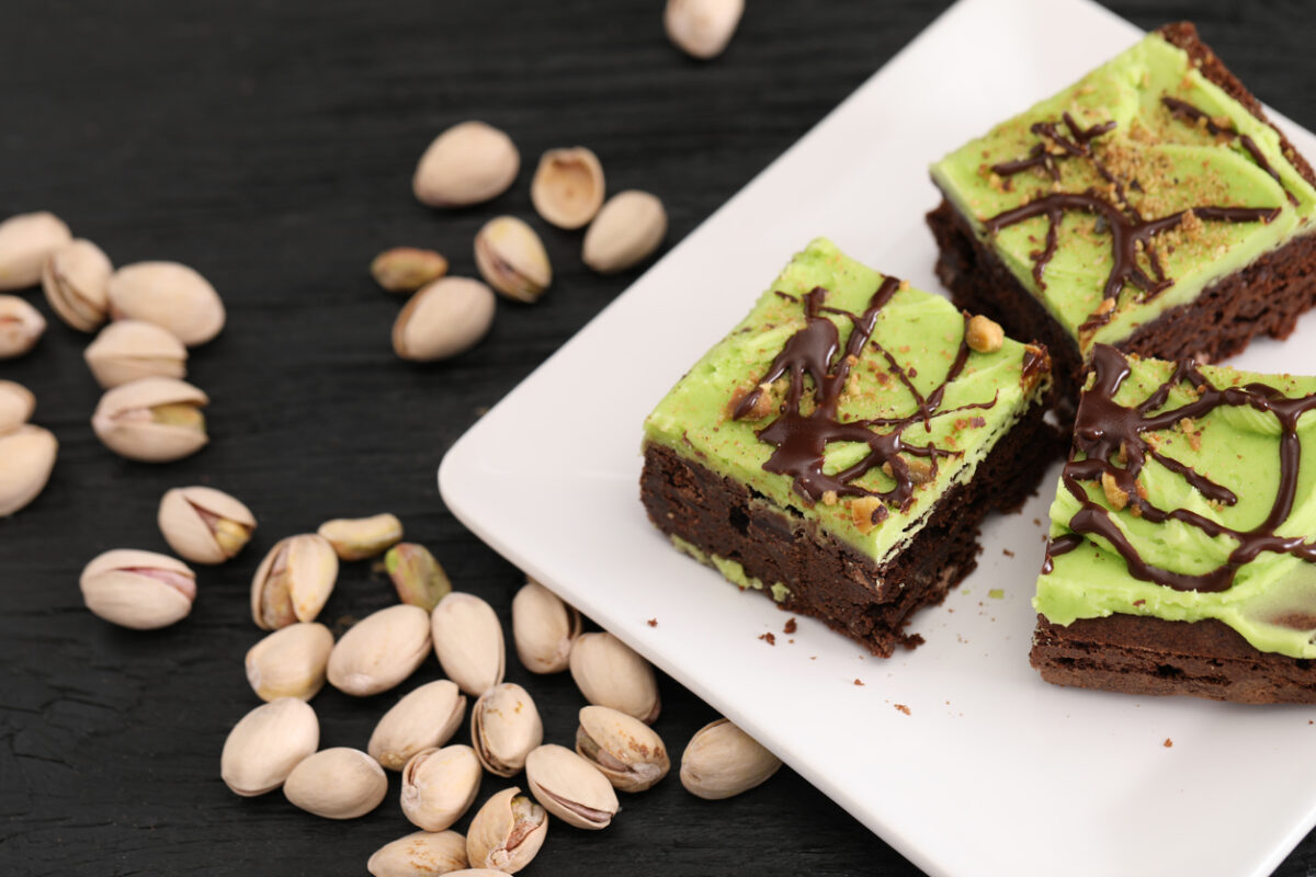 Brownies al pistacchio