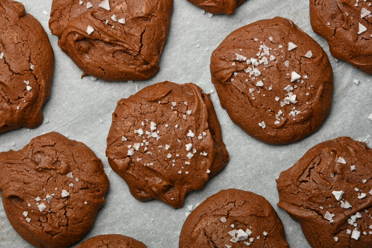 Ricetta biscotti al cioccolato e sale di Cervia