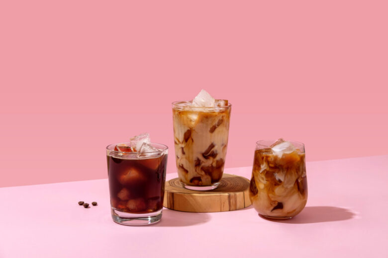 Caffè shakerato con panna e nutella