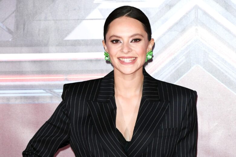 Francesca Michielin in gessato (ph. Fotogramma)