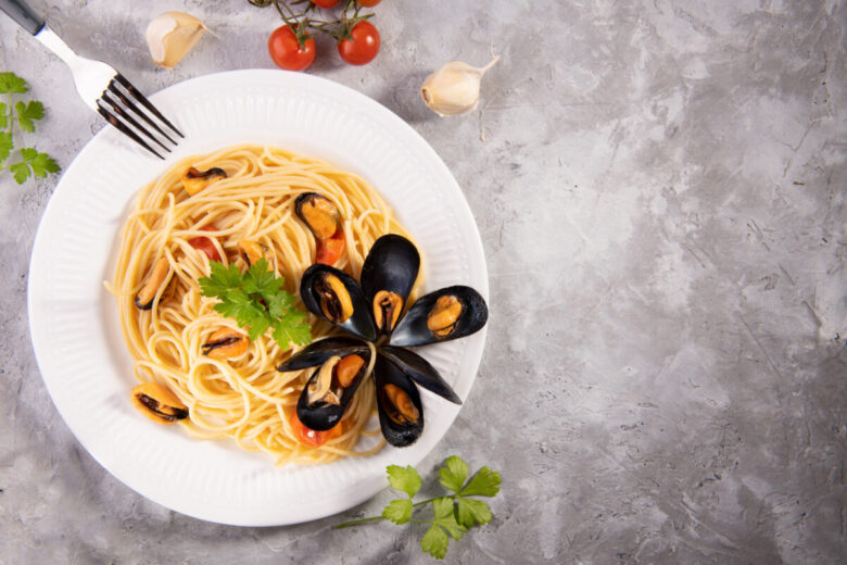 Pasta con le cozze alla tarantina