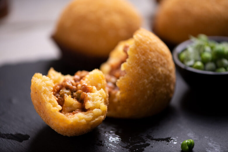 Arancini di riso al forno