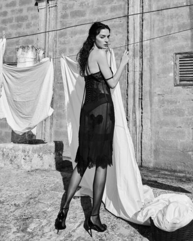 Maria Carla Boscono (ph. ufficio stampa Dolce&Gabbana)
