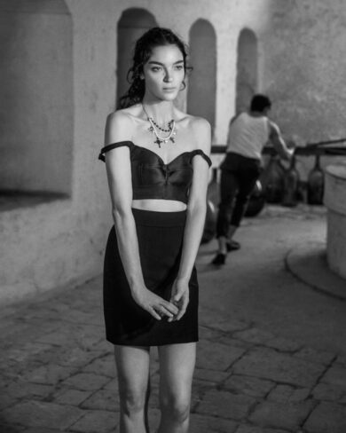 Maria Carla Boscono (ph. ufficio stampa Dolce&Gabbana)