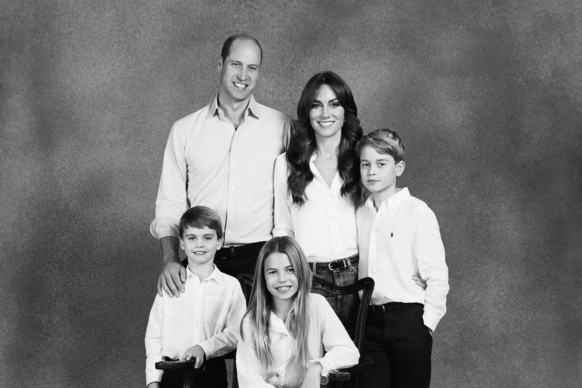 Il principe William, Kate Middleton e i figli (ph. Instagram)