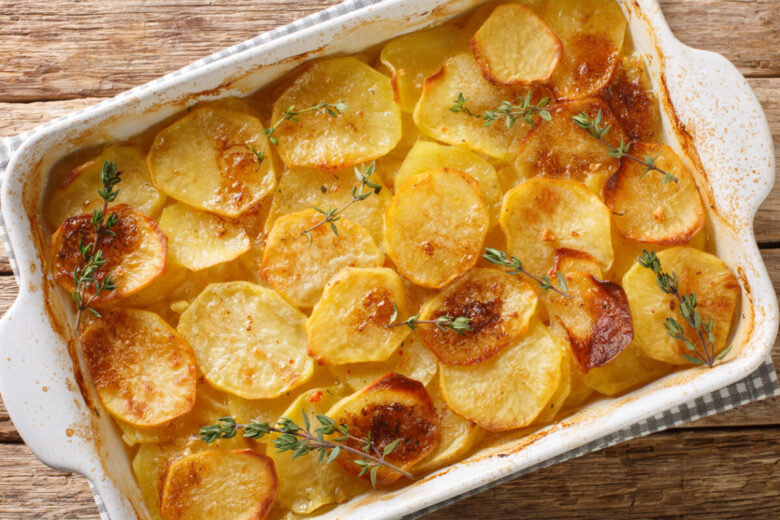 Millefoglie di patate al forno con scamorza