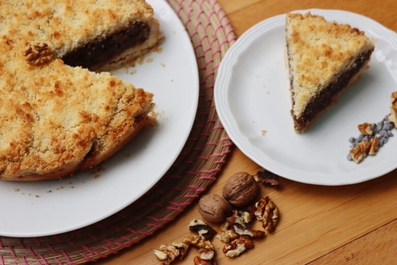 Sbriciolata cioccolato e pere